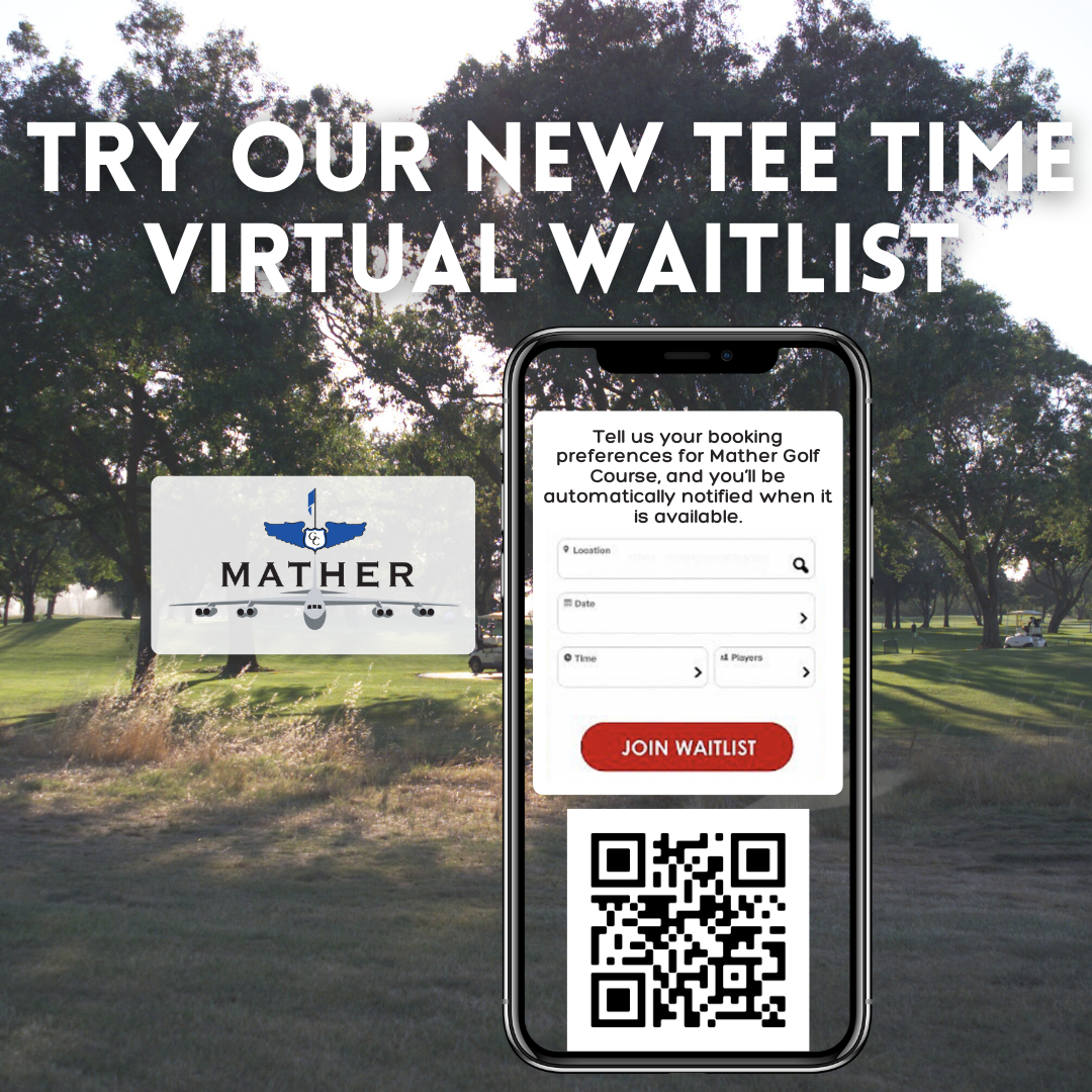 Mather Golf Course | Home / EngageBox (Pop-Up) - (April 2024) Mather Golf Course Home / EngageBox (Pop-Up) – (April 2024) MGC (April 2024) NEW Tee Time Virtual Waitlist (NoTeefy / Background Image #1)