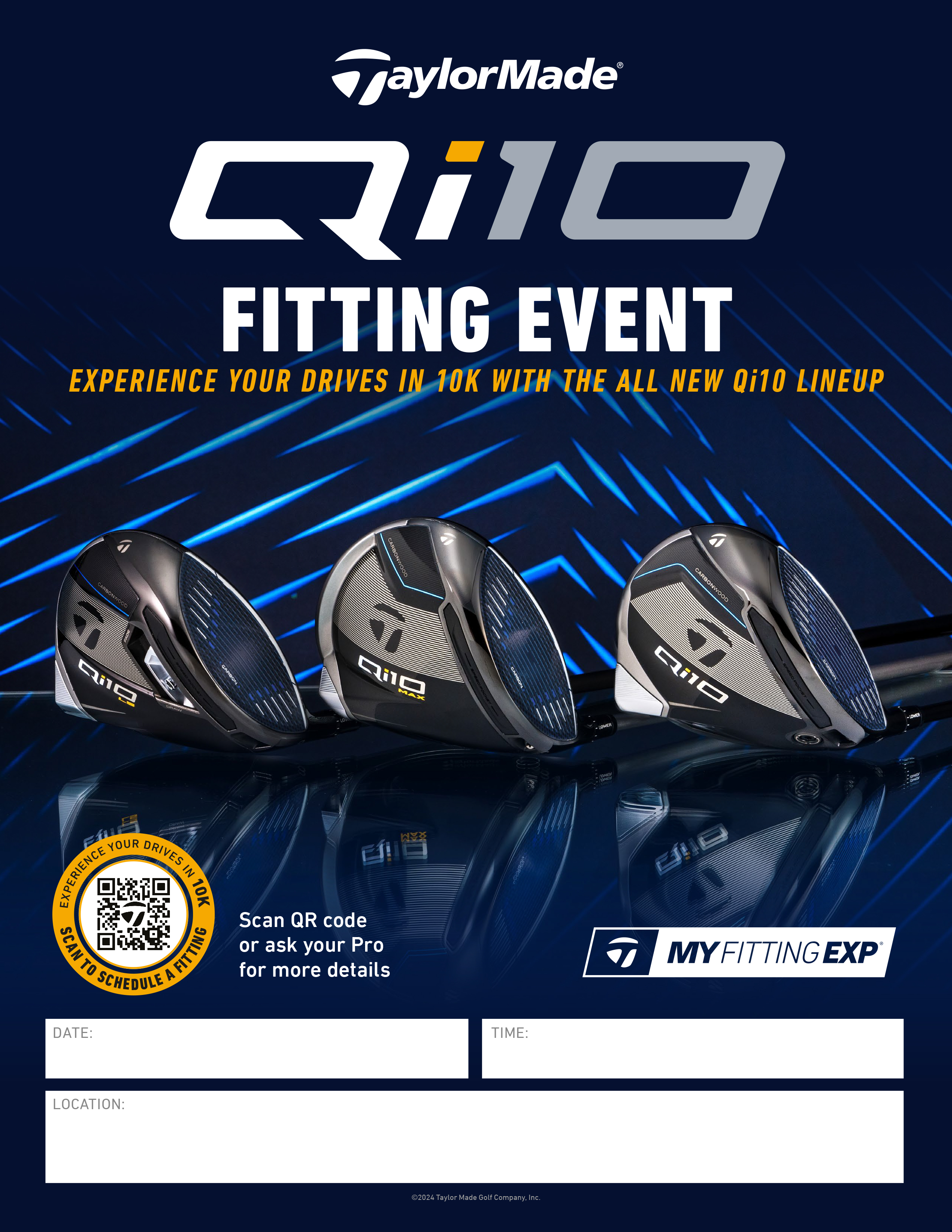 Taylor Made Qi10 Woods Poster